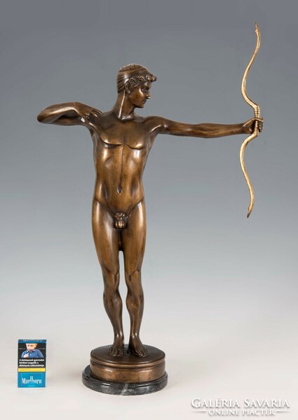 Bronze archer statue - 