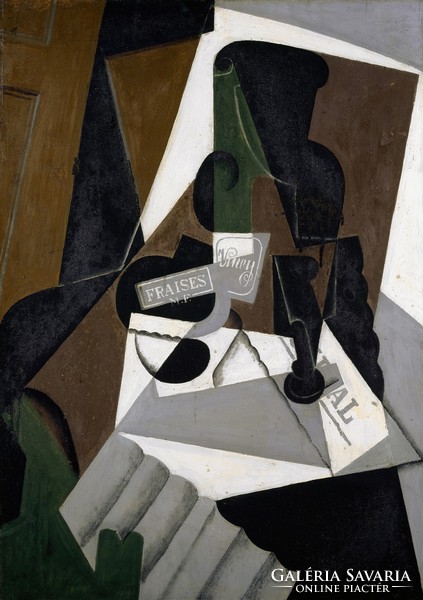 Juan gris - the pot of strawberry jam - reprint