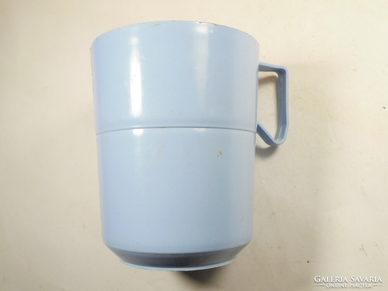 Retro old plastic glass mug - circa 1970s