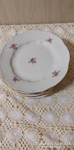 Zsolnay porcelán étkészlet kiegészítésre, arany szélű