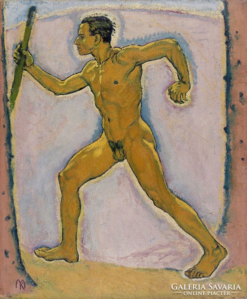 Koloman moser - the naked wanderer - reprint