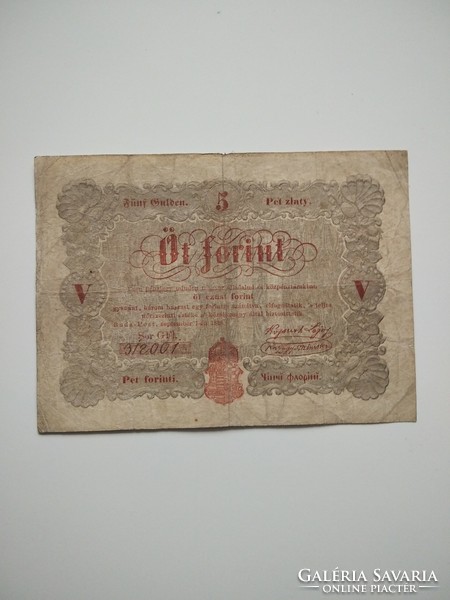 5 forint 1848