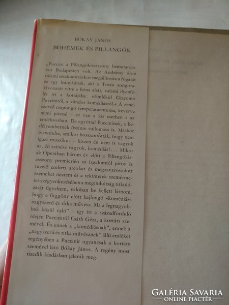 János Bókay: bohemians and butterflies, the life of Puccini, recommend!