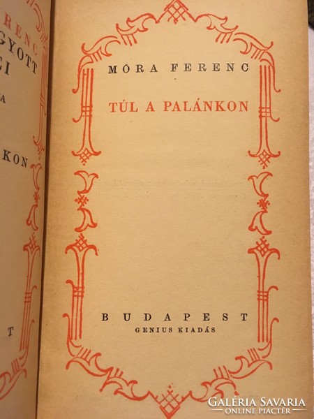Móra Ferenc munkái!!(1935)18 kötet!! Jubileumi díszkiadás !Aranyozott gerincű kiadói börkötésben!!