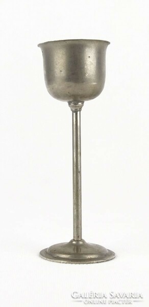 0X433 Régi fém stampedlis pohár 12 cm