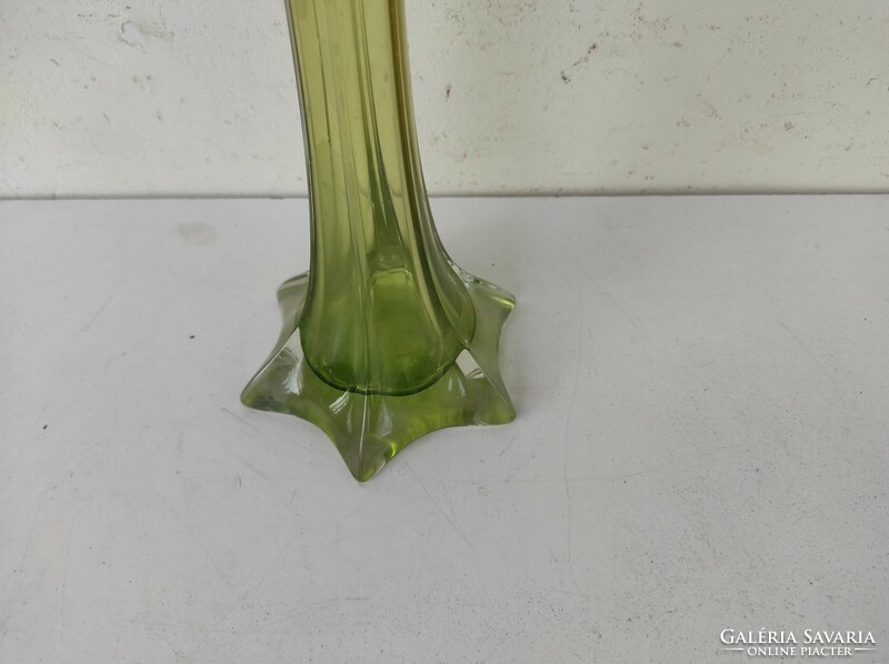 Antique shaped colored glass flower vase 59 6853