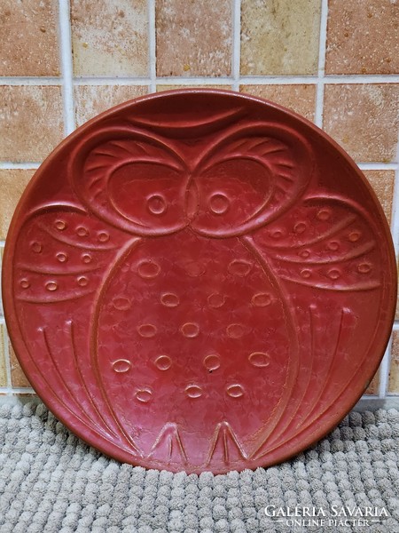 Tófej owl wall plate