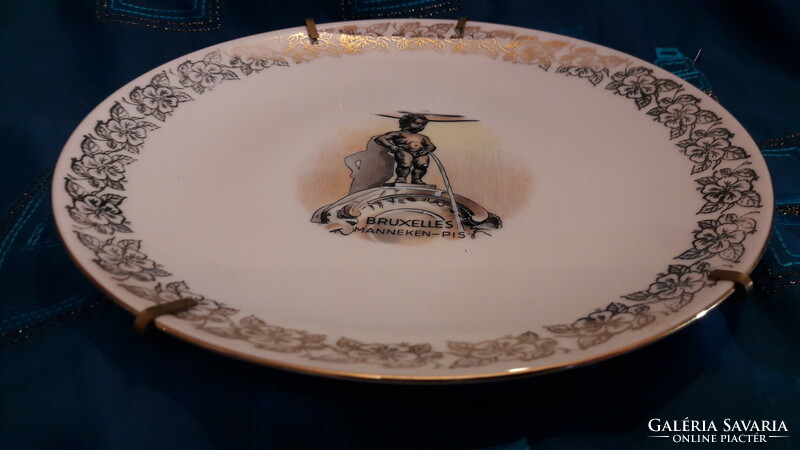 Belgian porcelain decorative plate, wall plate (m3377)