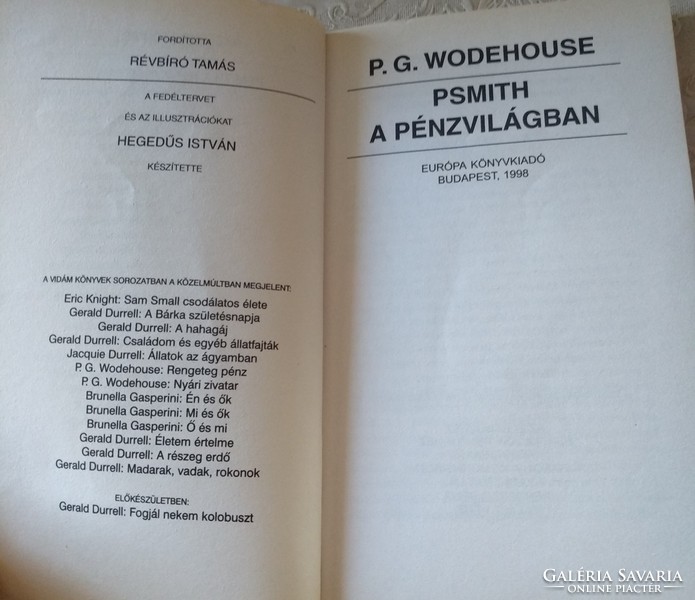 Wodehouse,; Smith a pénzvilágban, Ajánljon!