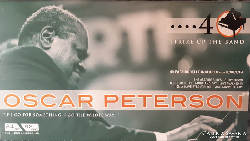 OSCAR PETERSON : STRIKE UP THE BAND       4  CD SET   JAZZ