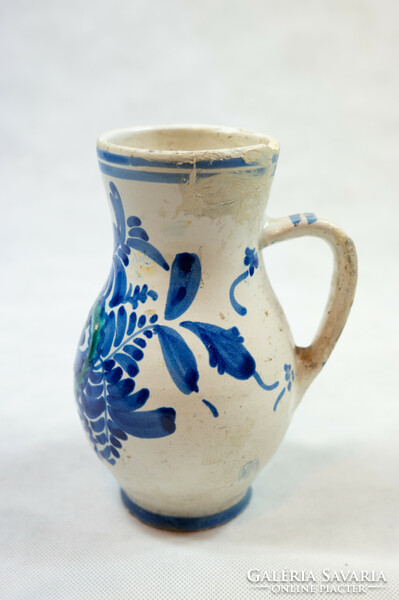 Faience jug 19th century western Slovakia highlands