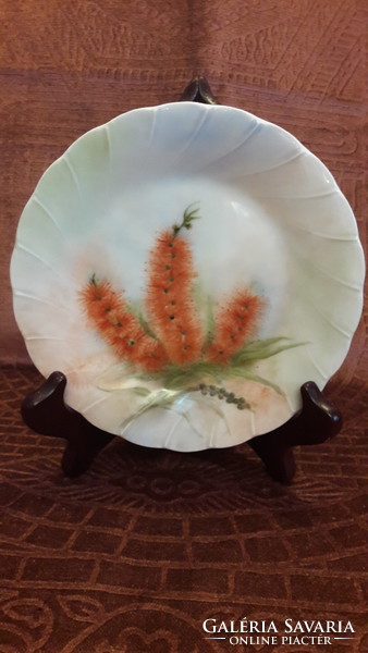 Floral porcelain decorative plate (m3371)