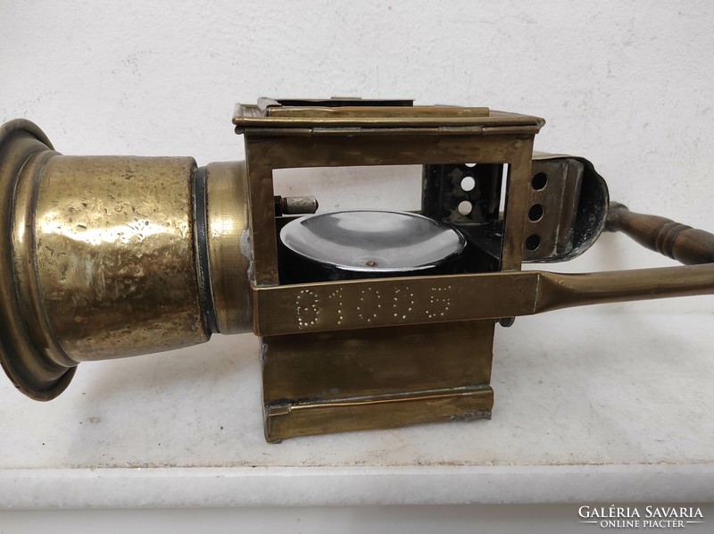 Antique railway bakter carbide brass lamp 306 6708