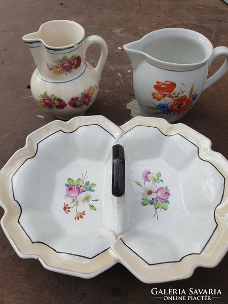 3 pieces of porcelain in one