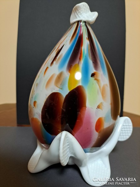 Murano/Murano style blown glass egg