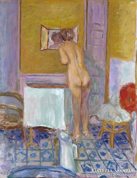 Pierre bonnard - nude in the bathroom - reprint