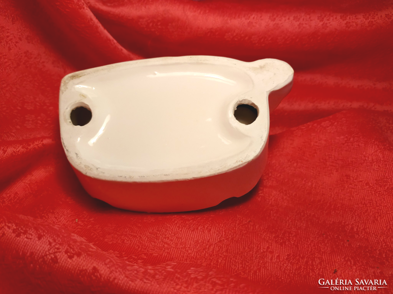 Clown porcelain ashtray, soap dish