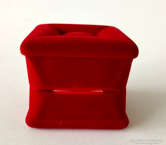 Red velvet jewelry box