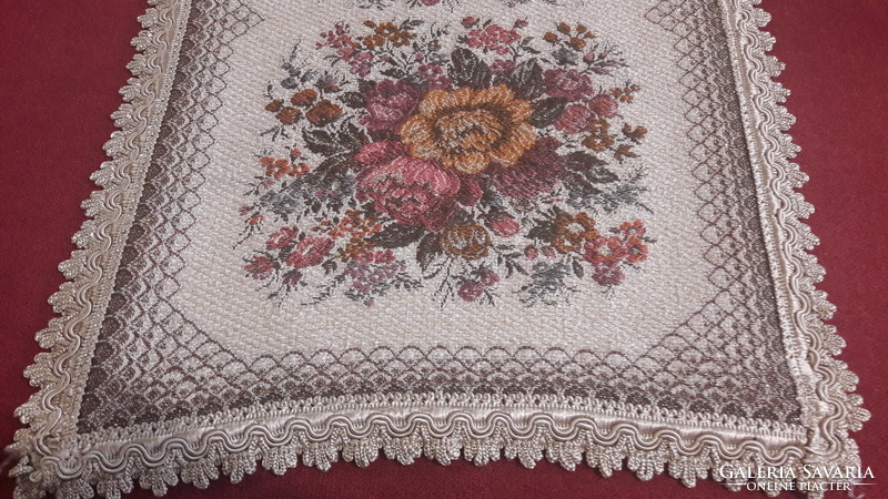 Old large tapestry rug (m3438)