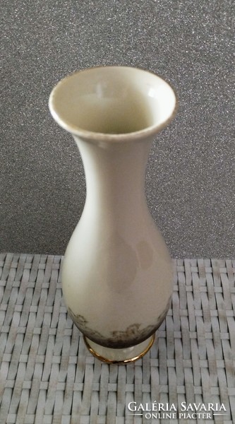Aranymintás Bavaria porcelán váza