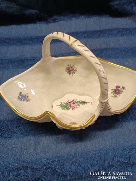 Porcelain flower basket with .Gdr mark