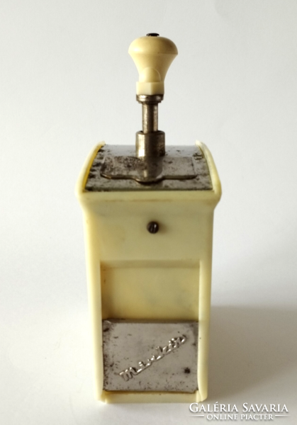 Old vinyl coffee grinder