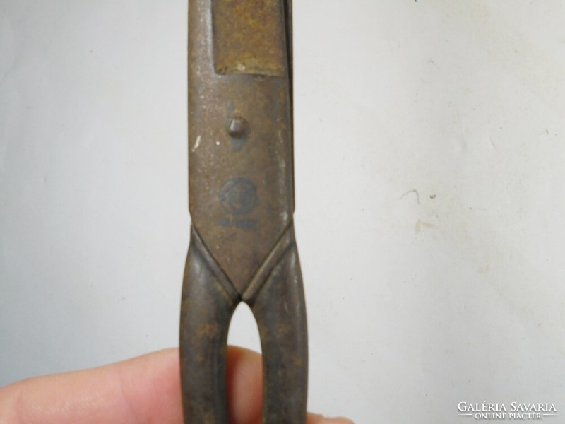 Old iron scissors rb solingen - total length: 23.5 cm