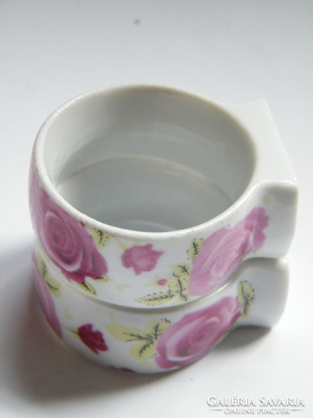 Pink porcelain (adler) napkin rings 2 pcs