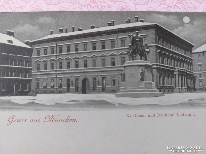 Régi képeslap München fotó levelezőlap