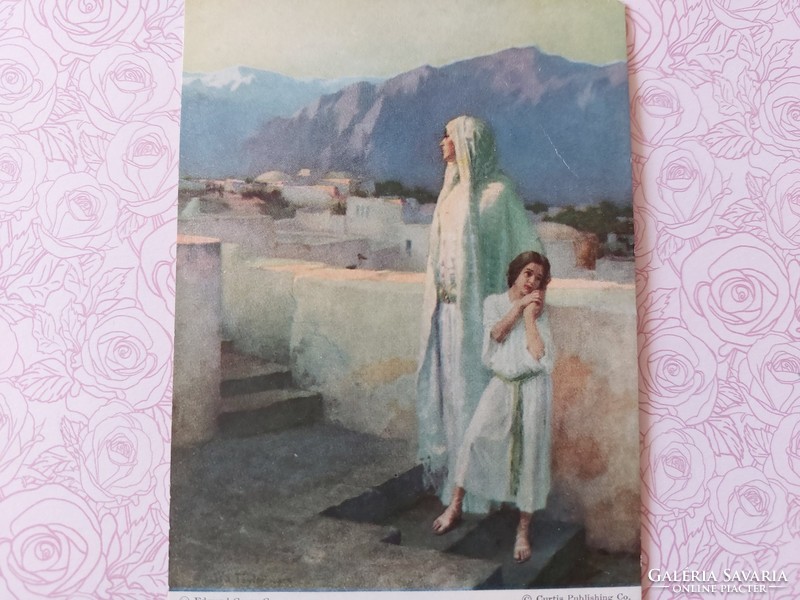 Old postcard art postcard