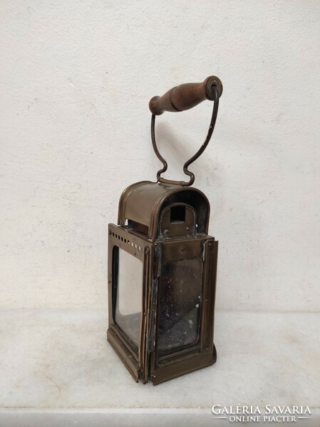 Antique railway bakter candle lamp copper 50 6793