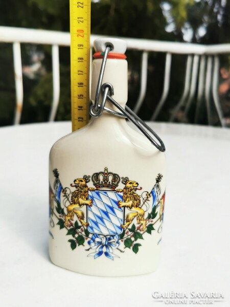 German porcelain flask