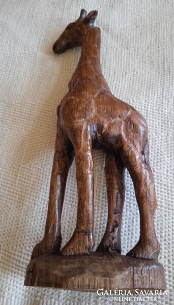 Handmade wooden Giraffe from South Africa