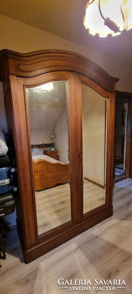 Beautiful two-door wardrobe