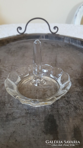 Thick glass ring holder, jewelry holder
