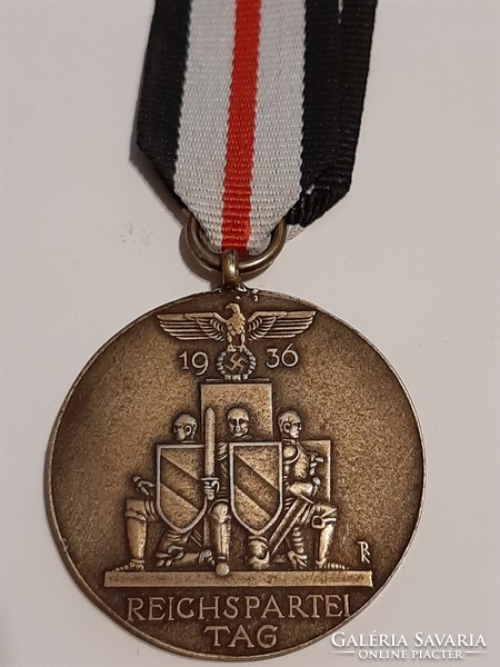 German Reichl Partel Day 1936 Nuremberg medal copy