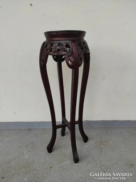 Antique Chinese furniture high table marble flat kaspo vase holder stand 744 6900