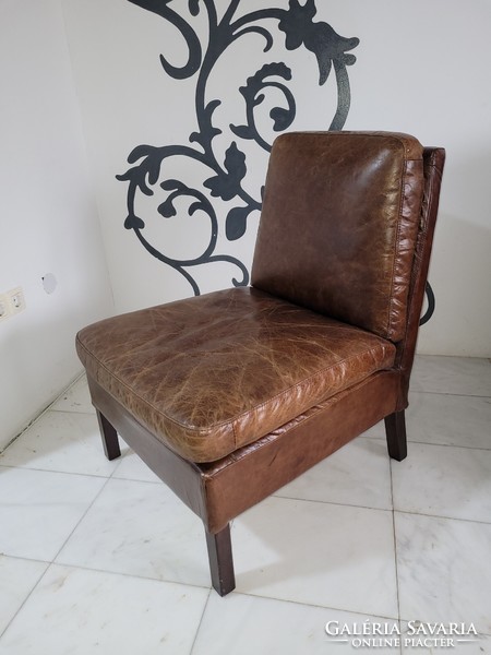 Unique lambskin armchair