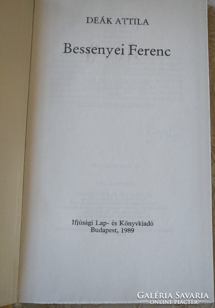 Deák: Ferenc Bessenye, recommend!