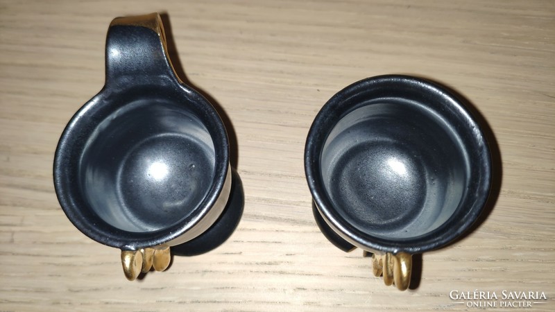 Pair of ceramic egg holders