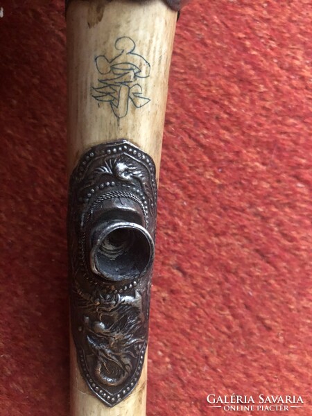 Chinese opium pipe.