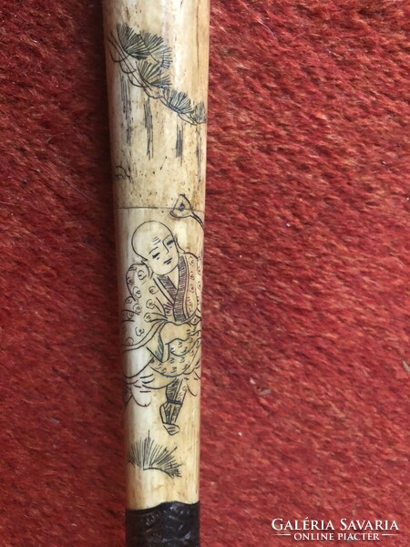 Chinese opium pipe.