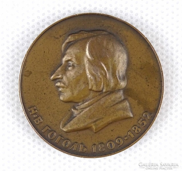 1M149 Nyikolay Vasilievich Gogol bronze plaque