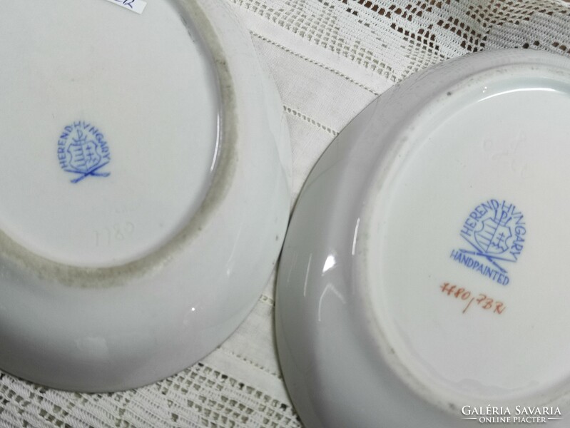 2 Herend porcelain bowls