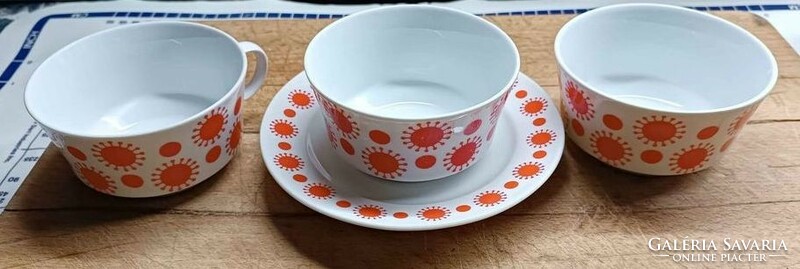 Alföldi porcelán Centrum varia napocskás teás csésze