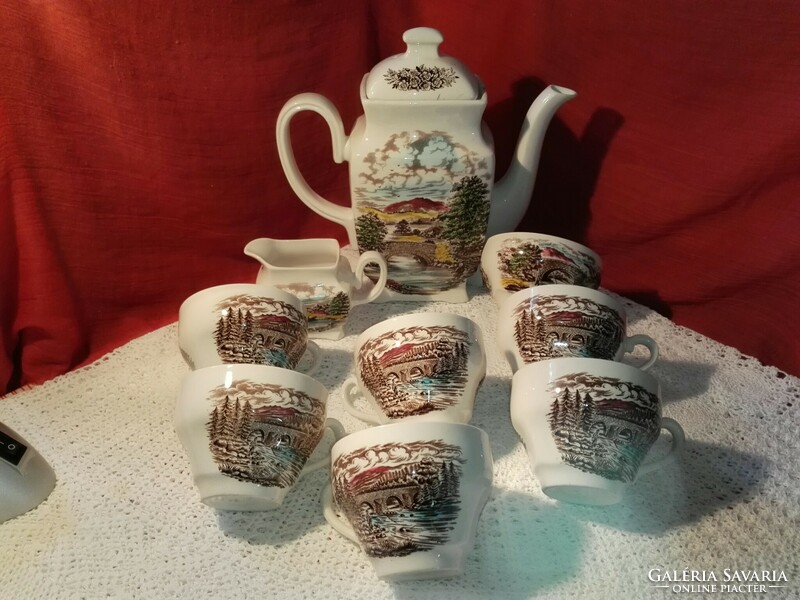 Wonderful English tea set...Hand decorated