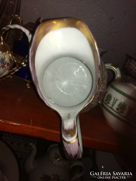 Antique thick porcelain extra large milk spout 0.7 l