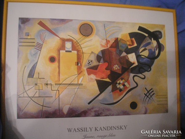 Image of N1 Vasily Candinsky Yellow, Red, Blue 51 x 41cm discounted