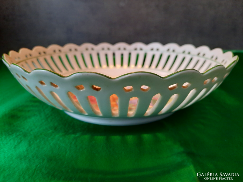 Porcelain bowl with openwork edge, 2 pcs