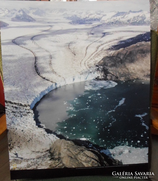 Poszter 11.: Columbia gleccser, Alaszka (fotó; jég)